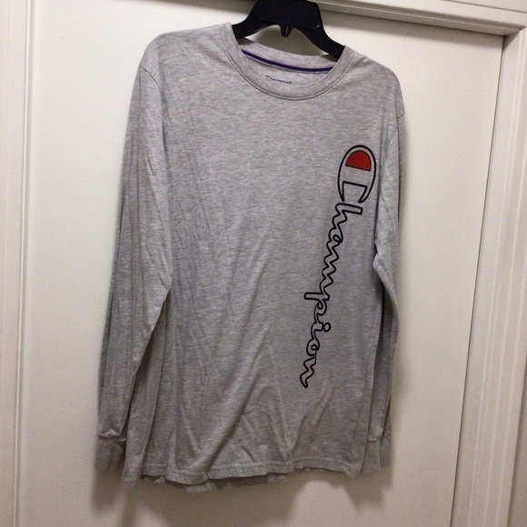Men’s Champion Long Sleeve Tee - Picture 1 of 3